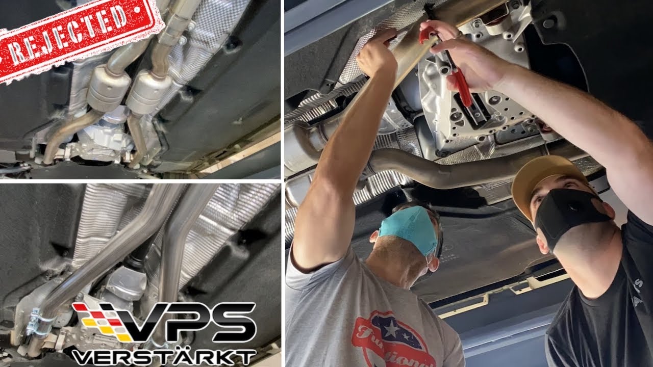 Audi S5 Exhaust Mod - VPS Tuning Pre-Muffler Delete Kit