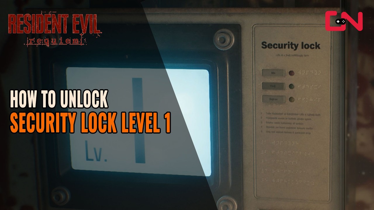 How to unlock Security Lock Level 1 Resident Evil Requiem