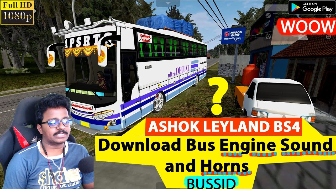 How to Download and add Bus Engine and Horn Sounds Leyland BS4 Sound Pack | Bus Simulator Indonesia