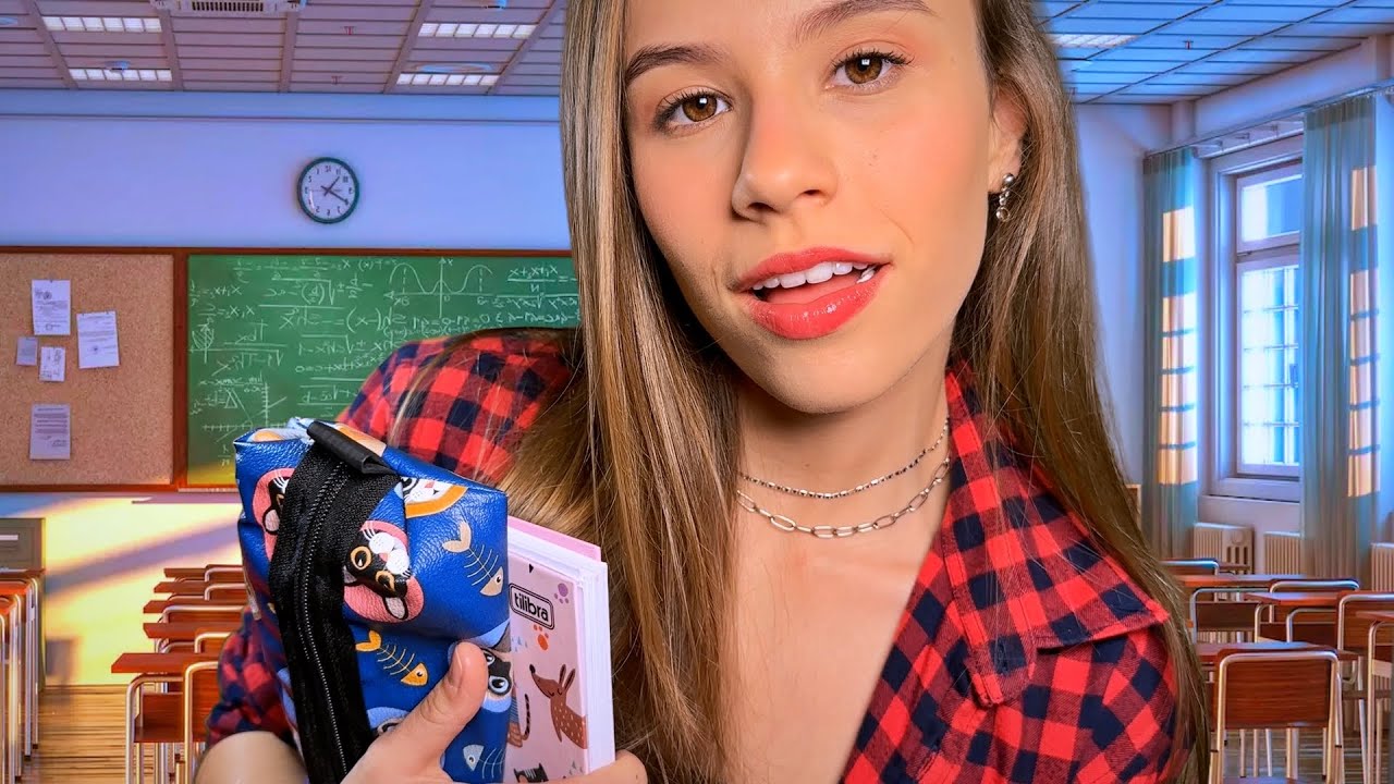 ASMR A MENINA ATRÁS DE TI MEXE NO SEU CABELO PELA PRIMEIRA VEZ [ROLEPLAY]