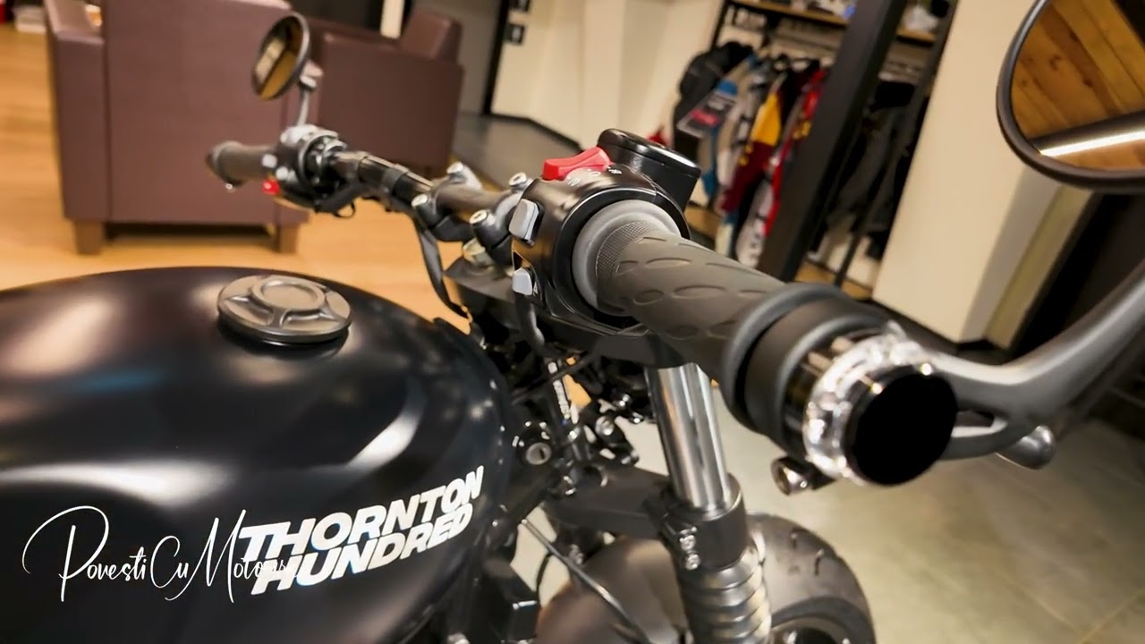 Triumph Bonneville Bobber cu kit Thornton Hundred Motorcycles la magazinul Triumph București