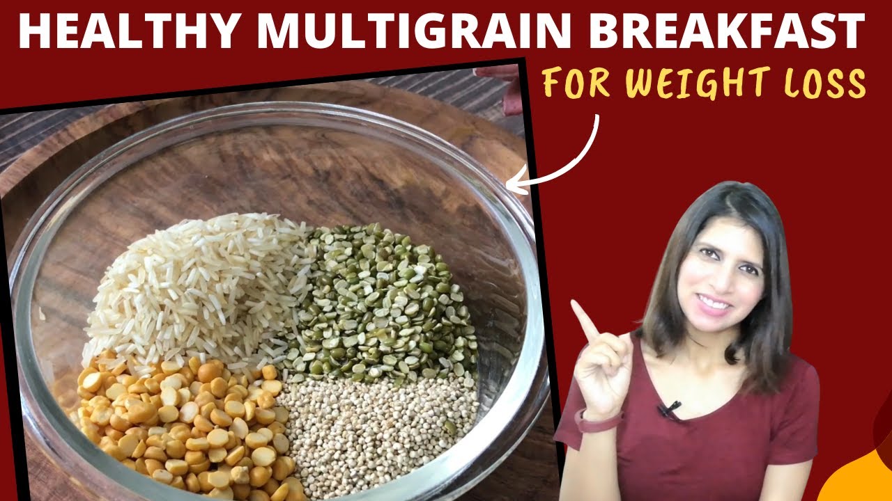 Healthy Multigrain Breakfast Recipe for Weight Loss | High Protein Nutritious Indian Veg Meal
