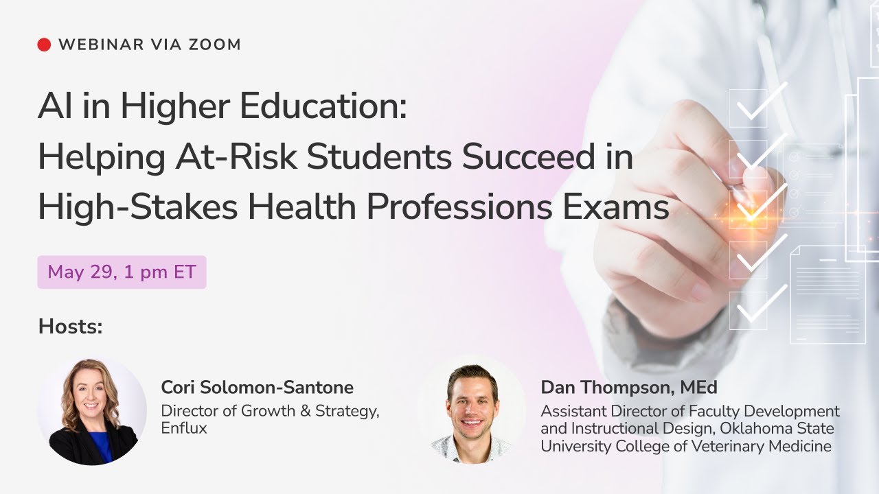 Customer Webinar | AI in Higher Education  Helping At Risk Students Succeed in High Stakes Exams