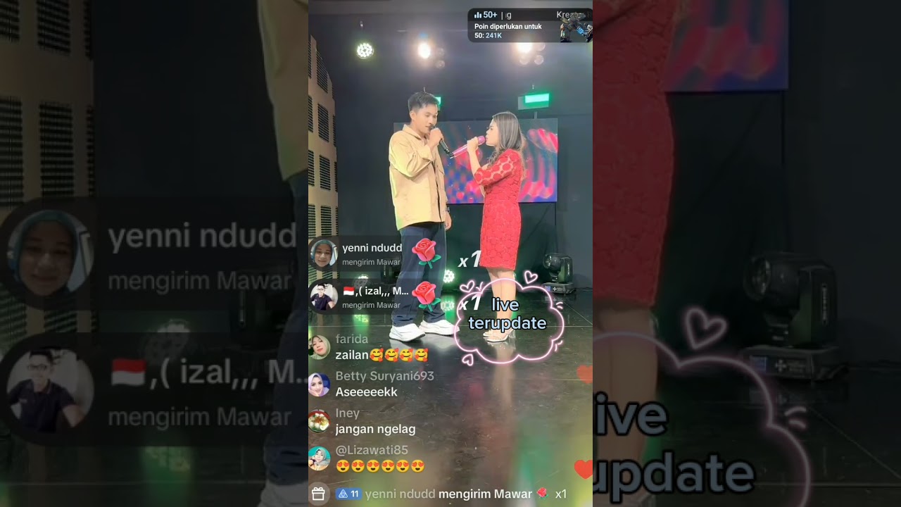 Wulan Lida dan Zainul Basyar duet terbaru dan terambyar malam ini