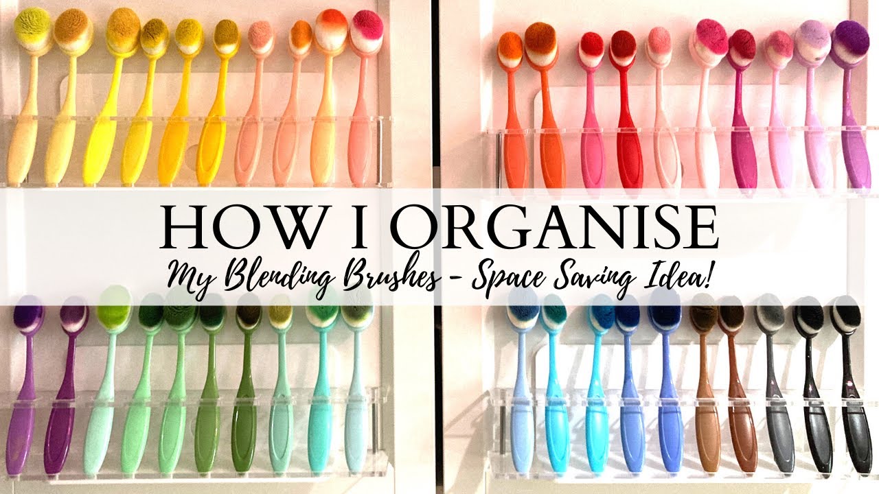 How I organise my Blending Brushes | Space Saving Idea!