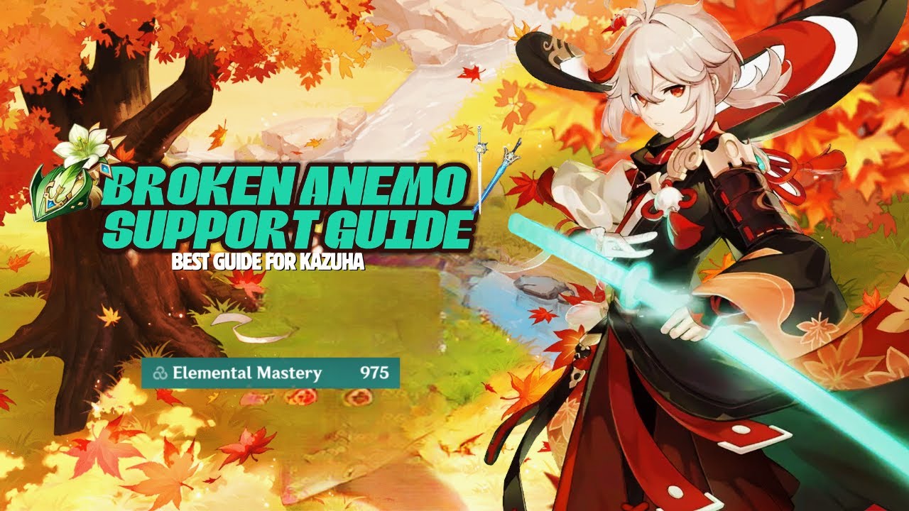 ENTIRE KAZUHA GUIDE! EM vs CRIT?,  playstyle, artifacts, weapons, team comps | Genshin Impact