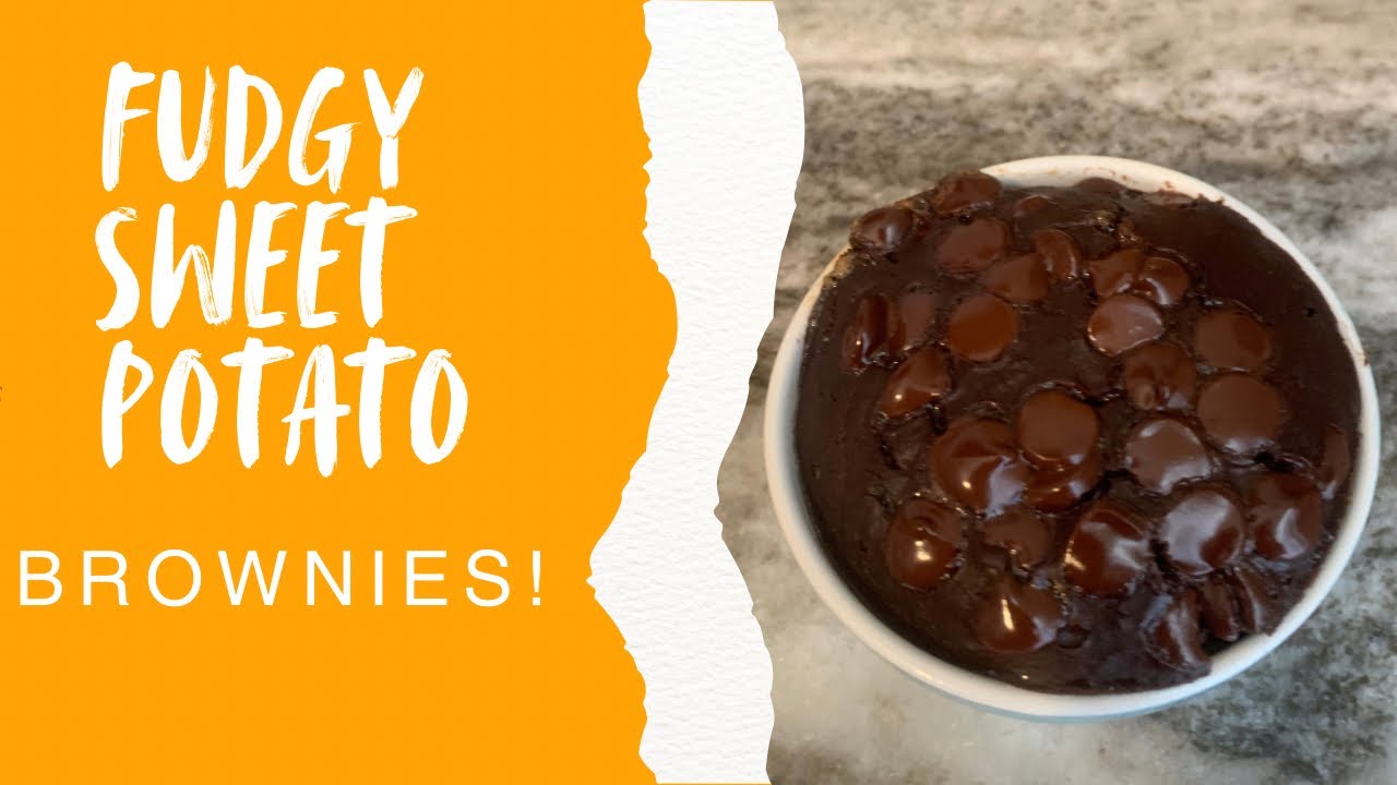 Fudgy Sweet Potato Brownies! 