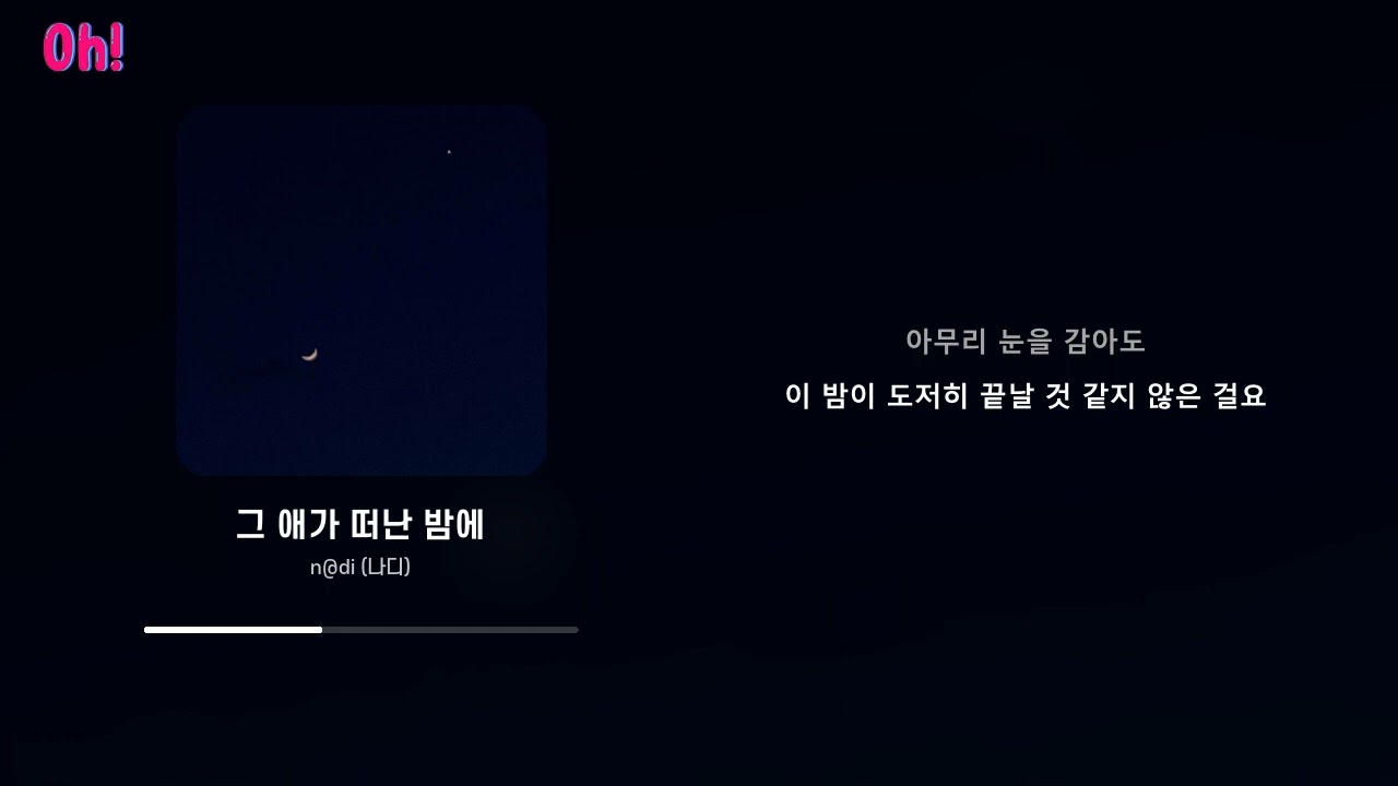 n@di (나디) - 그 애가 떠난 밤에