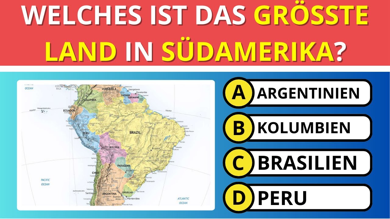 BIST DU SCHLAUER ALS EIN FÜNFTKLÄSSLER? Lustiges Allgemeinwissen-Quiz