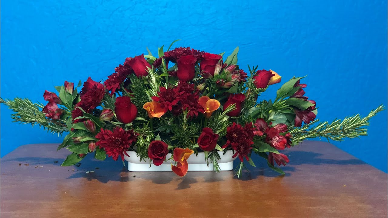Centro de mesa para cumpleaños #burgundyflowers