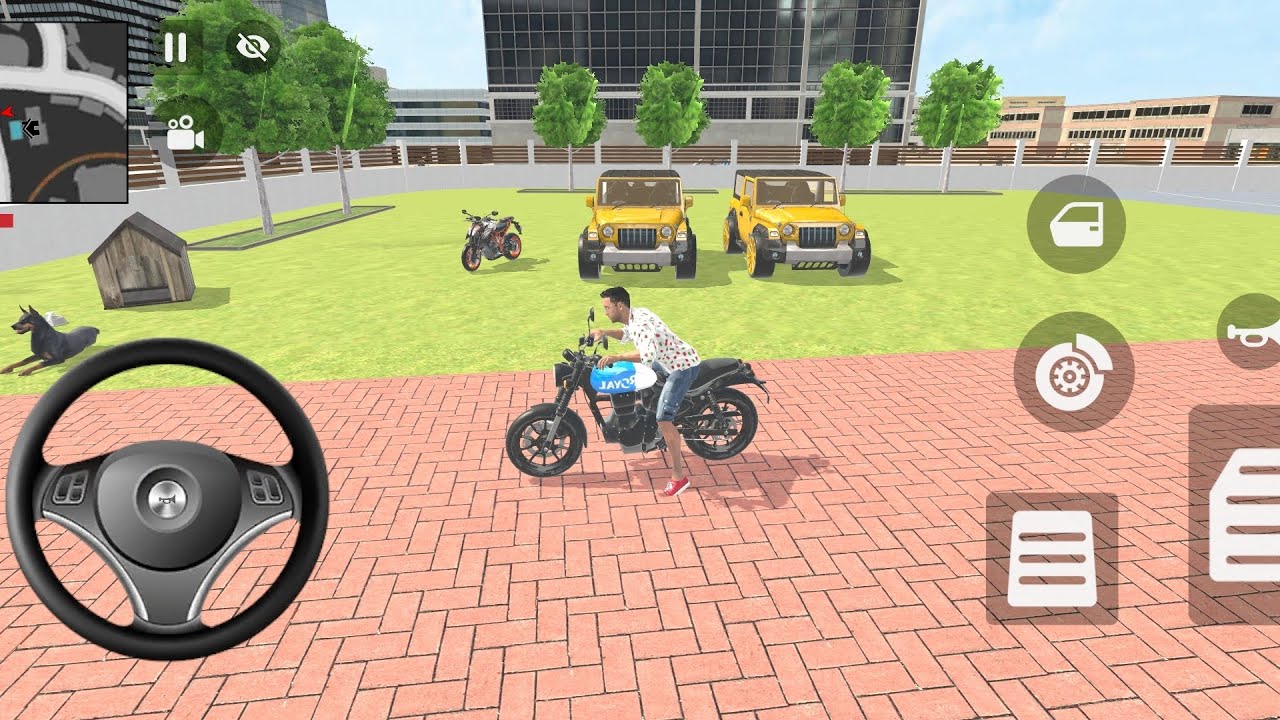 Franklin order by 1️⃣ Duke Bike 2️⃣ Golden 🏆 Mahindra Thar in Indian🇮🇳 bike thift auto simulator!! 🎮