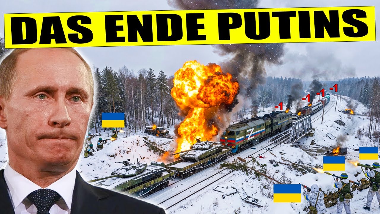 Moskaus Bahnbrücke zur Ukraine ist weg – Partisanen kappen die Haupt-Lebensader,Putins Armee hungert