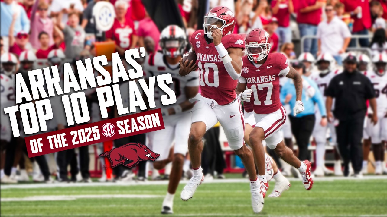 10 лучших моментов Arkansas Razorbacks сезона 2025 года в SEC