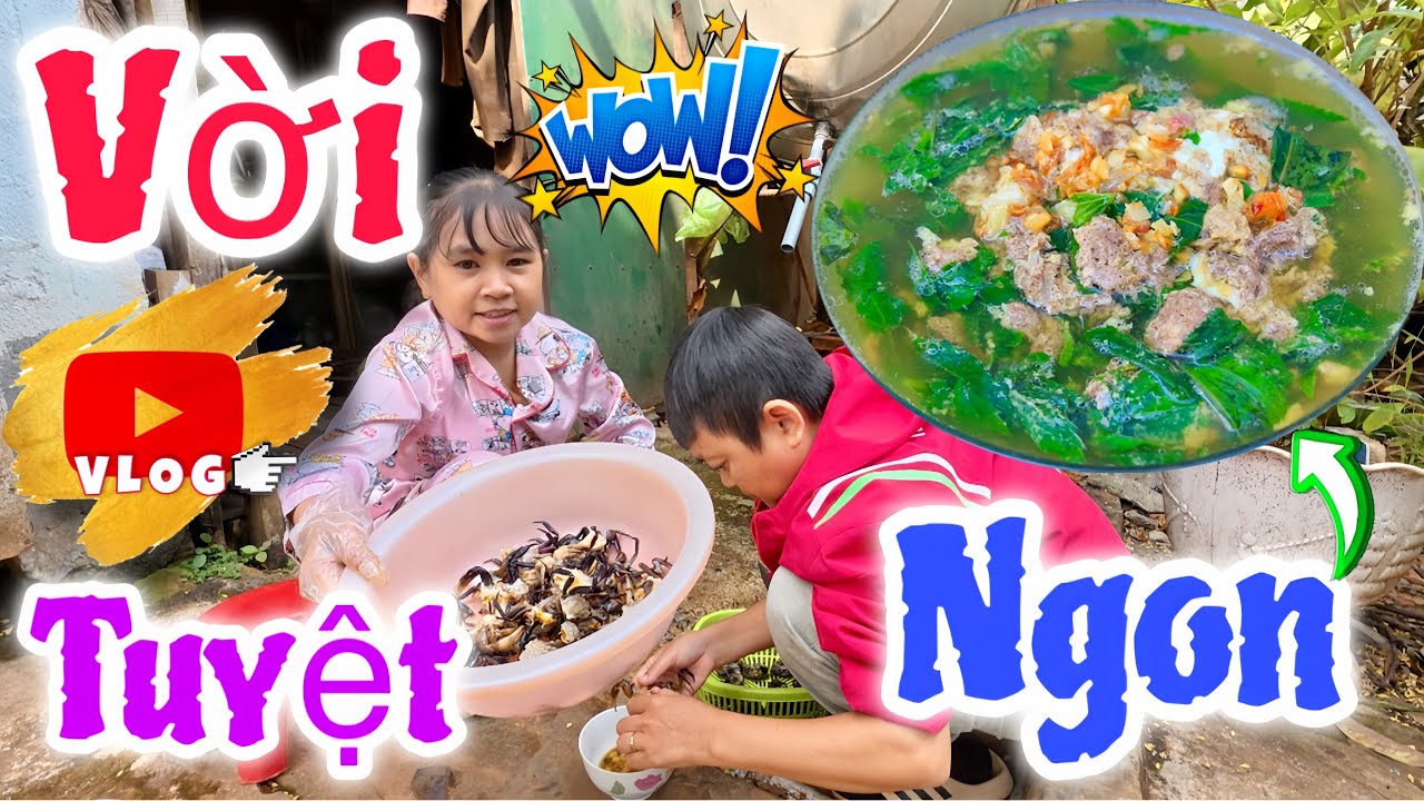 Hai Vợ Chồng Tự Nấu Món Canh Rau Đay Cua Đồng Đậm Vị Quê Nhà || Hải Tí Hon