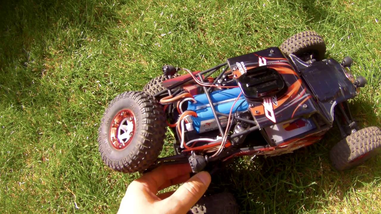 RC model - Feiyue FY-03 2 battery parallel connection test run