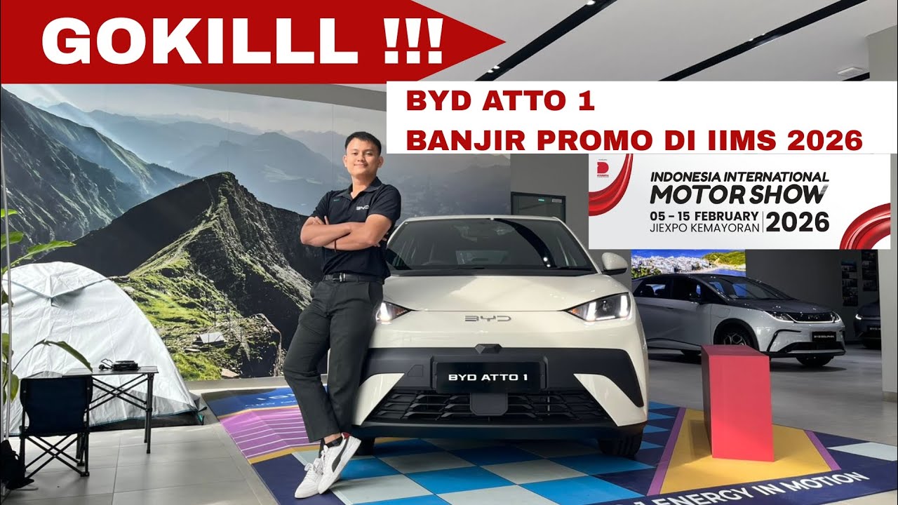 GOKILLL ‼️, BYD ATTO 1 BANJIR PROMO DI IIMS 2026 😱