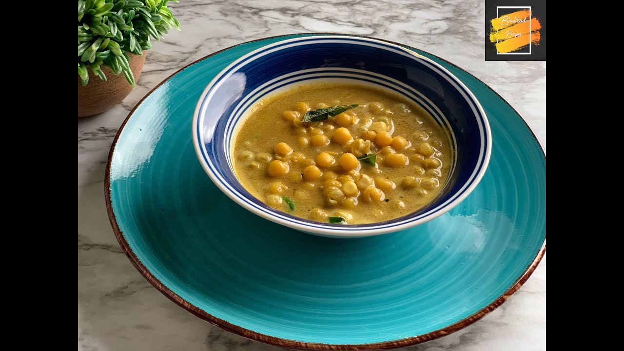 Goan Style Chanyacho Ros Chana Coconut Ross Vatana Curry Dry Yellow White Peas Tonak No onion garlic