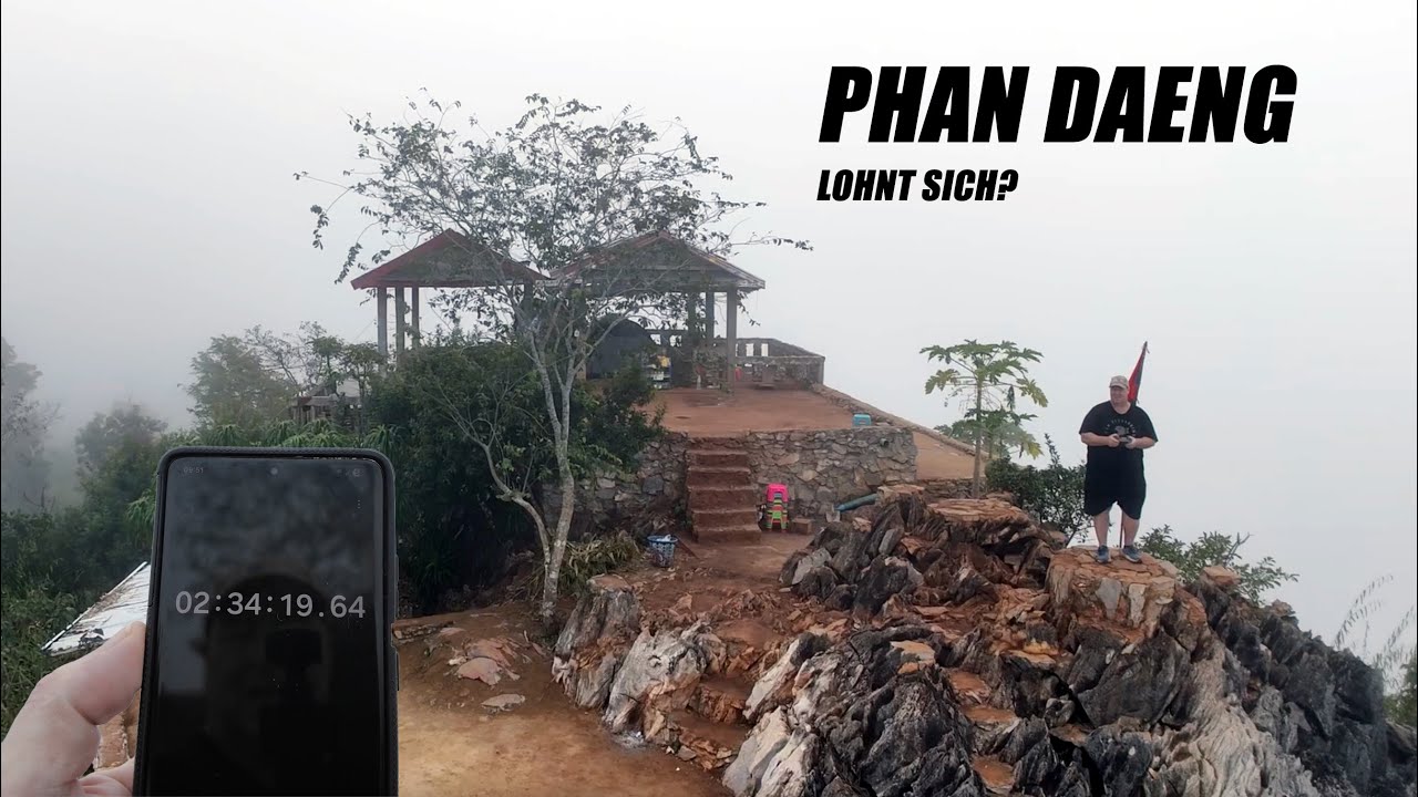 Laos - Pha Daeng Viewpoint: Nong Khiaws bester Aussichtspunkt