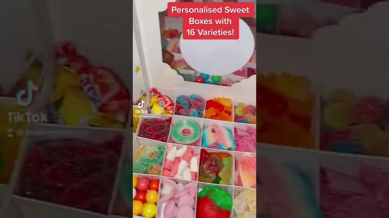 Halal Sweet Gift Boxes with 16 Varieties! Halal Pick and Mix Sweet Boxes #halalfood #halal #gift 🎁