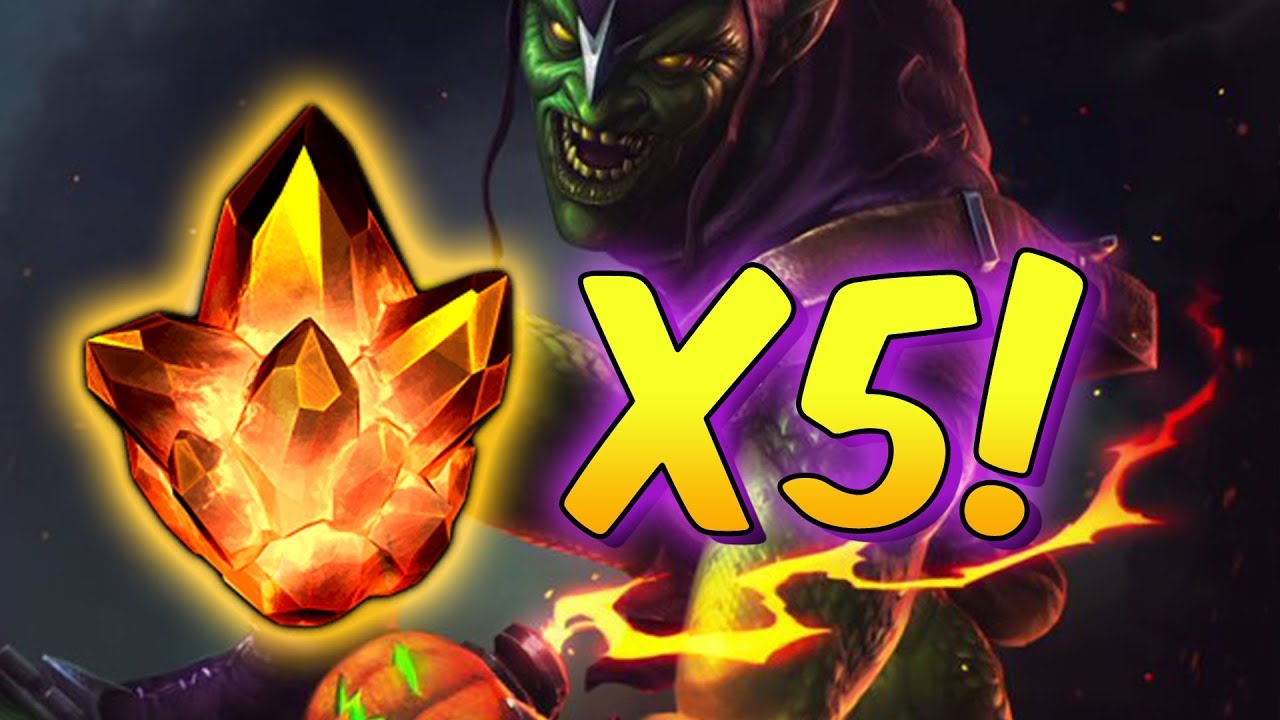 5x Four Star Crystal Opening + Grandmaster Crystal! - Marvel Contest Of Champions