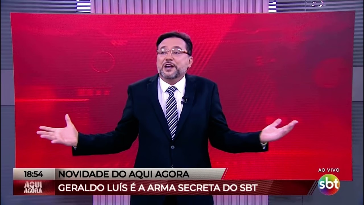 👉 GERALDO LU&Iacute;S ESTREIA NO AQUI AGORA DO SBT! 😱 CONFIRA AGORA!