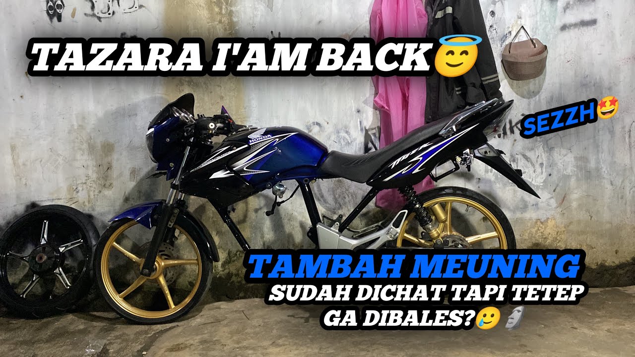 TAZARA I’AM BACK😇 DENGAN WARNA YANG BERBEDA‼️, DAN PROSES PERAKITAN MESIN, TAMBAH MEUNING CAH😋🤩