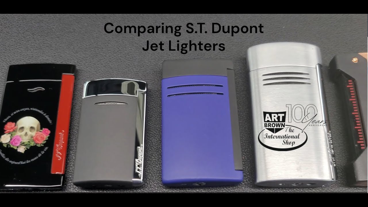 Comparing S.T. Dupont Jet Lighter Flames 2024