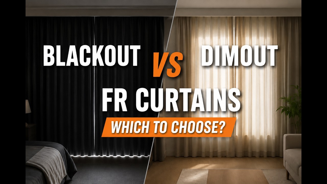 Blackout vs Dimout Flame Retardant Curtains | Which Should You Choose?