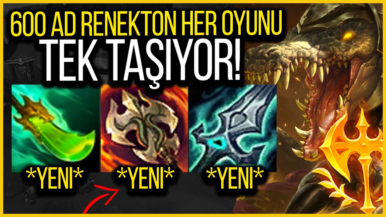 🐊 590 AD 95 YETENEK HIZI RENEKTON SORUNSALI 🐊