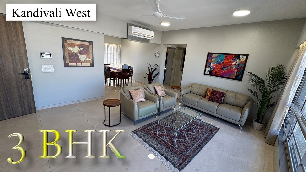 Показательная квартира 3 BHK в Кандивали Вест