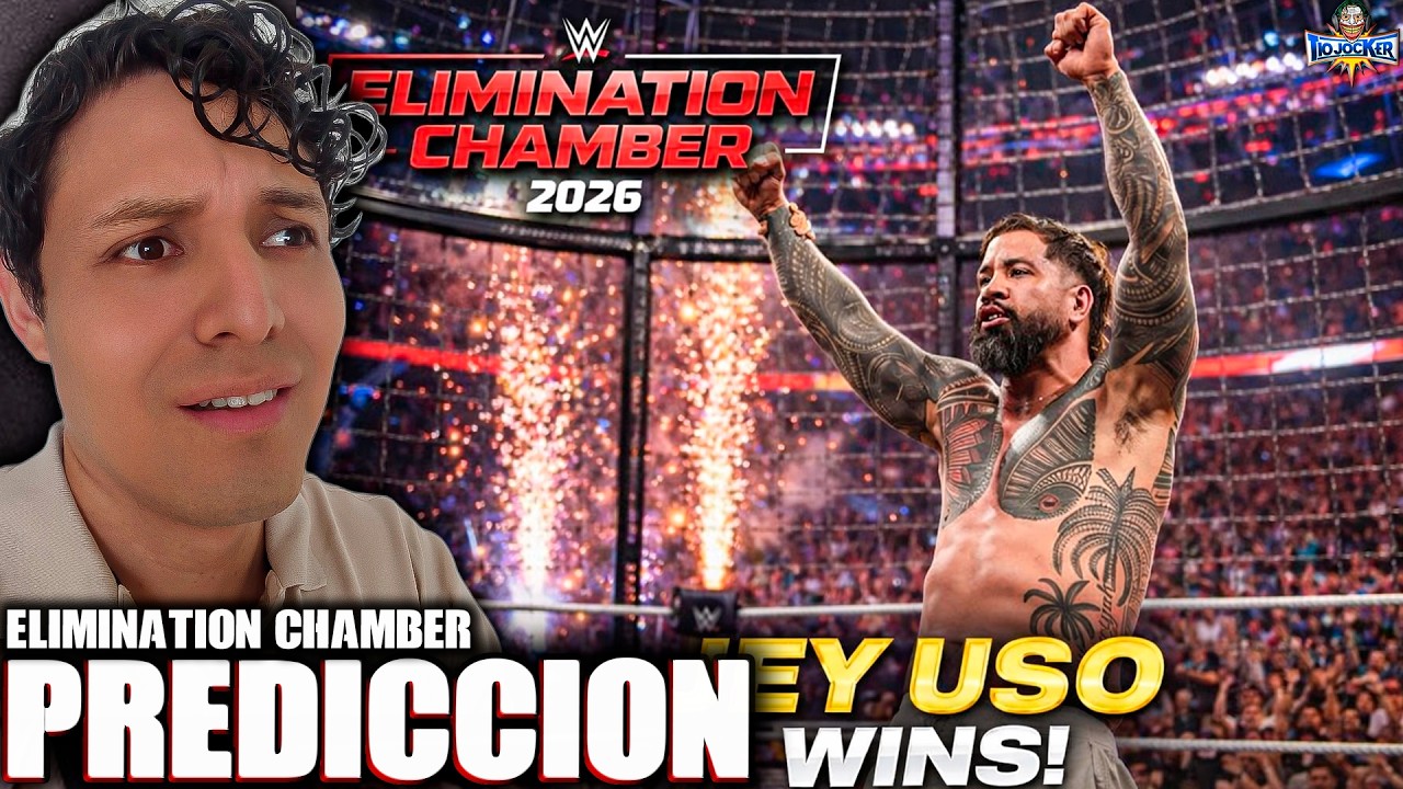 JEY USO QUIERE GANAR LA CHAMBER 😩 AY NO! AYÚDANOS TAKER 😫 ELIMINATION CHAMBER PREDICCIONES.
