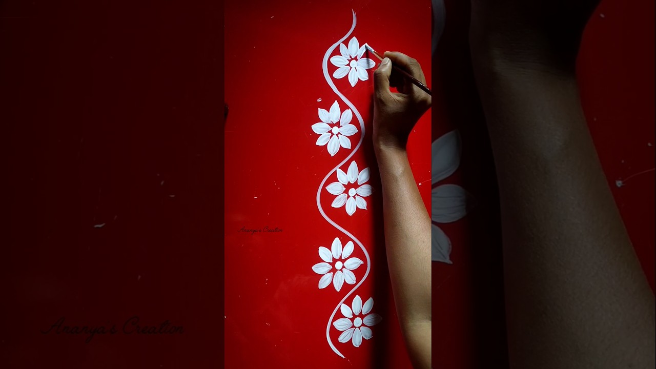 Alpona Design 🌼💛#rangoli #alpona #drawing #shorts #shortsvideo #alponadesign