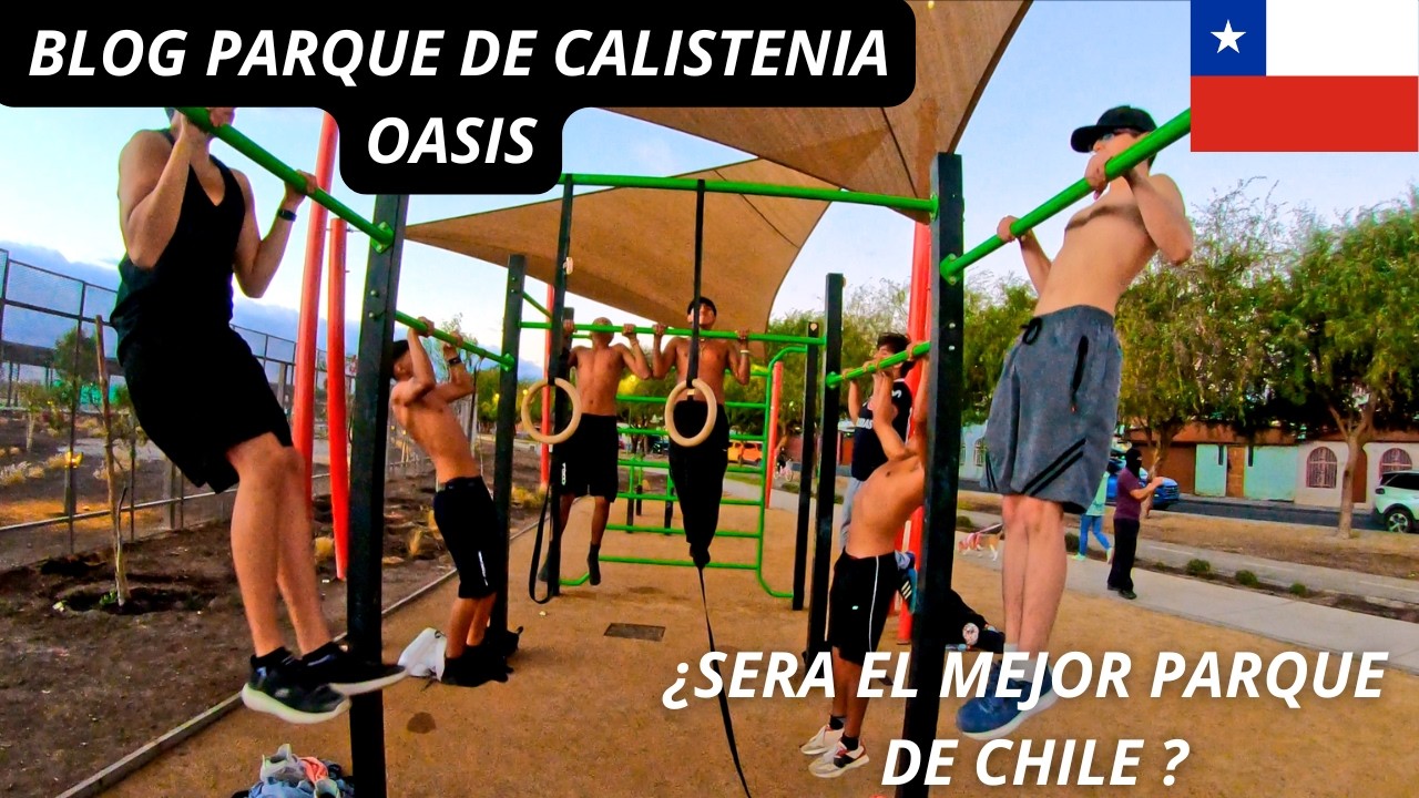 ¿EL MEJOR PARQUE de Calistenia en CHILE? 🇨🇱 | Blog Parque OASIS