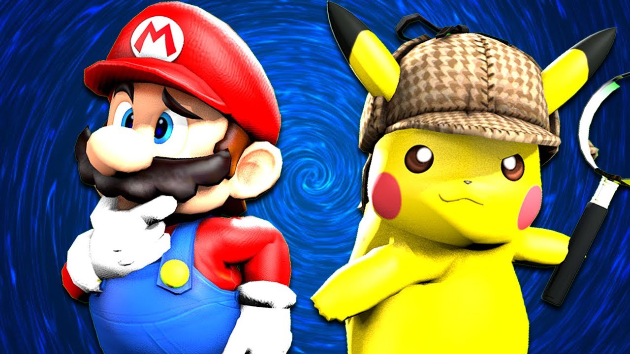 SMG4: Detective Mario &  Pikachu