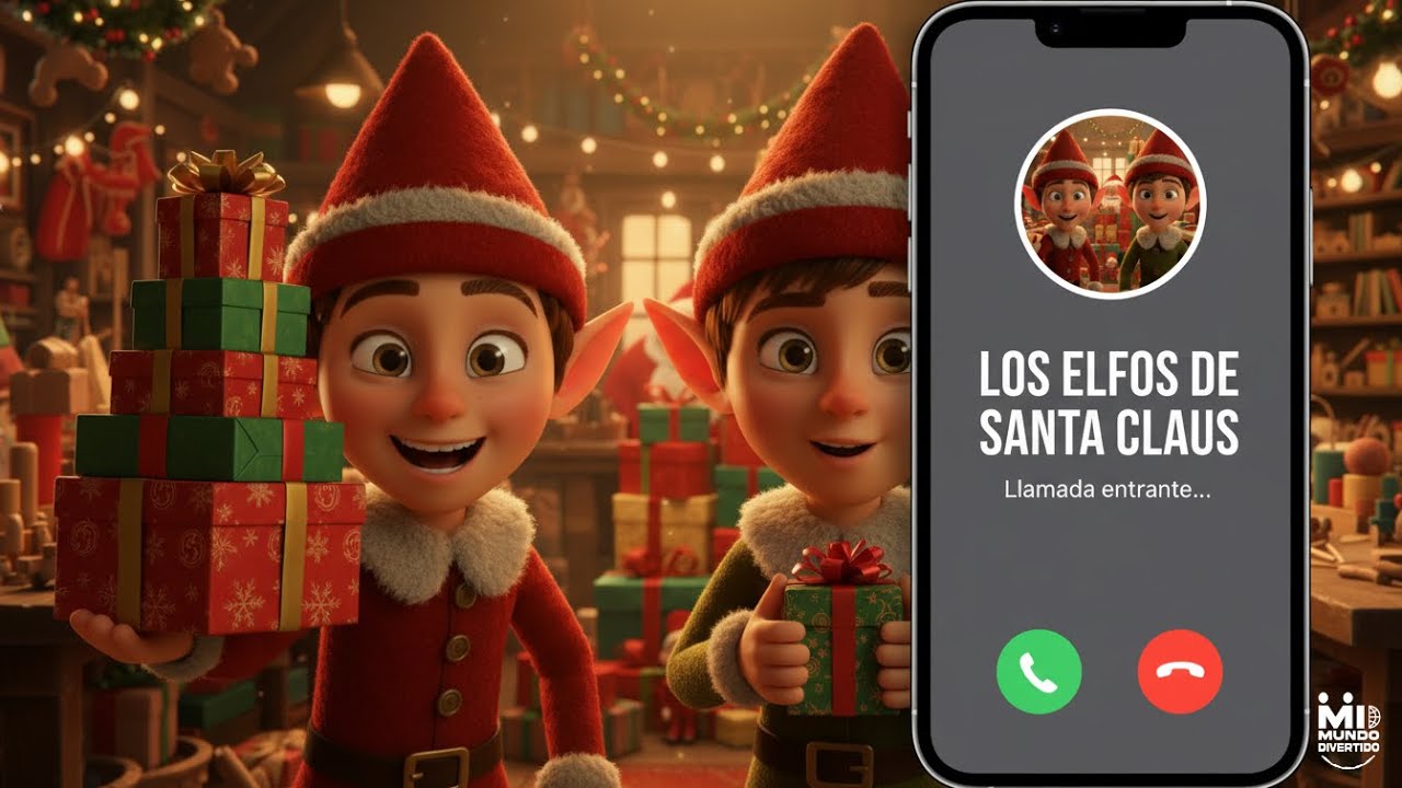 📞🎄 Llamada de los Elfos de Santa Claus - Videollamada Navideña🧝🏻