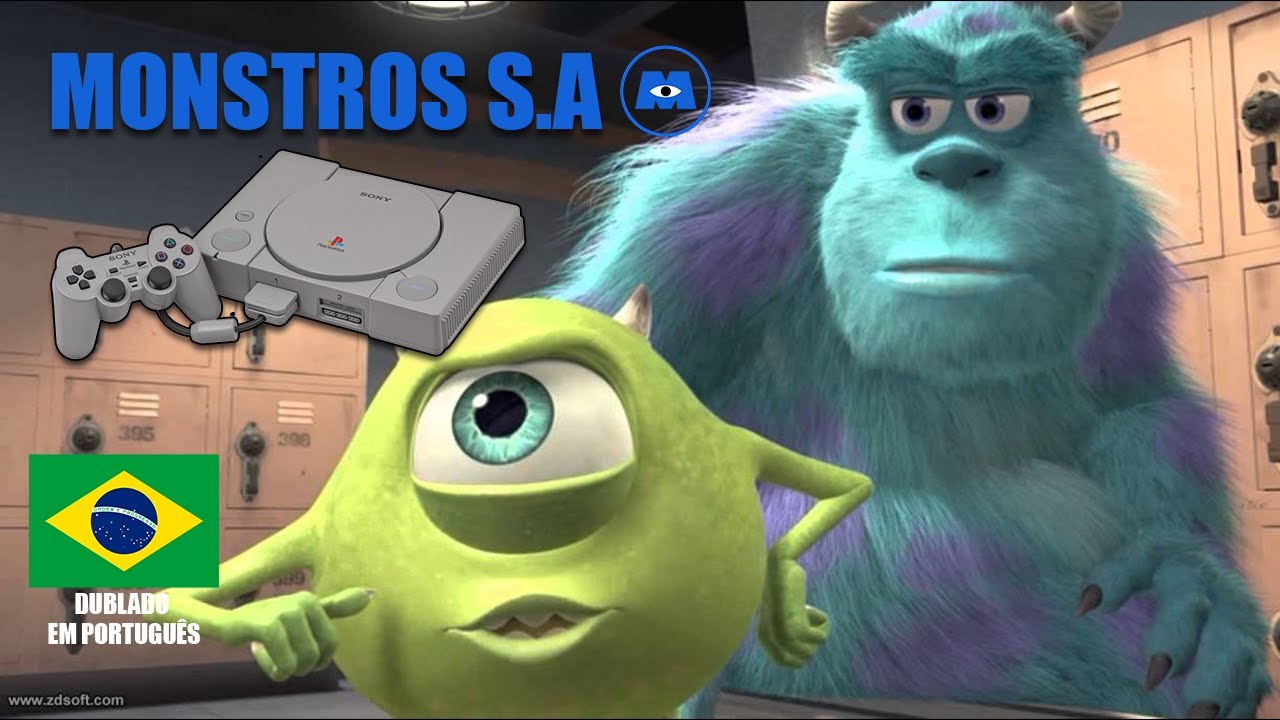 MONSTROS S&A | PS1 DUBLADO PT-PT  (Disney Pixar Monsters)