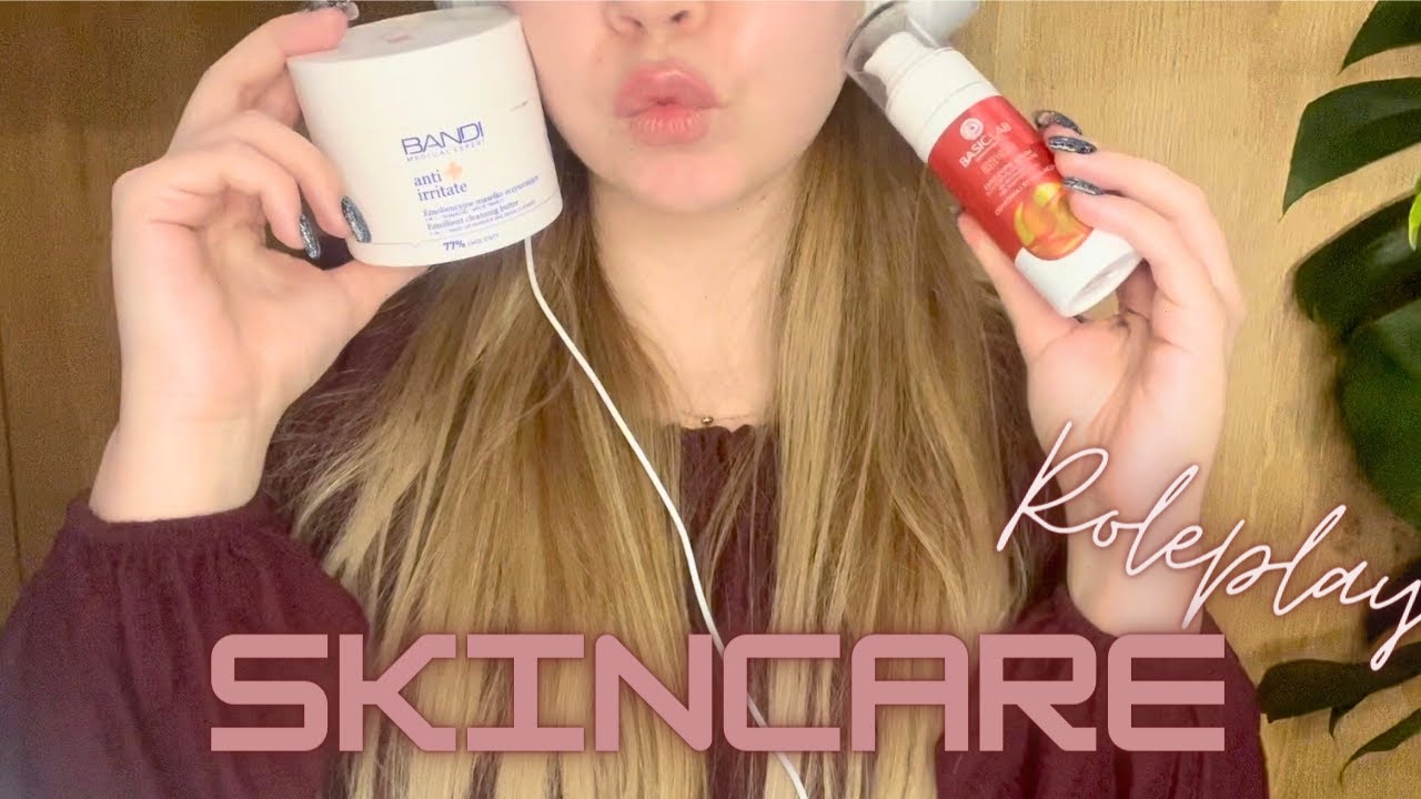 ASMR Zimowe skincare na tobie| Pielęgnacja na Tobie| ASMR po polsku