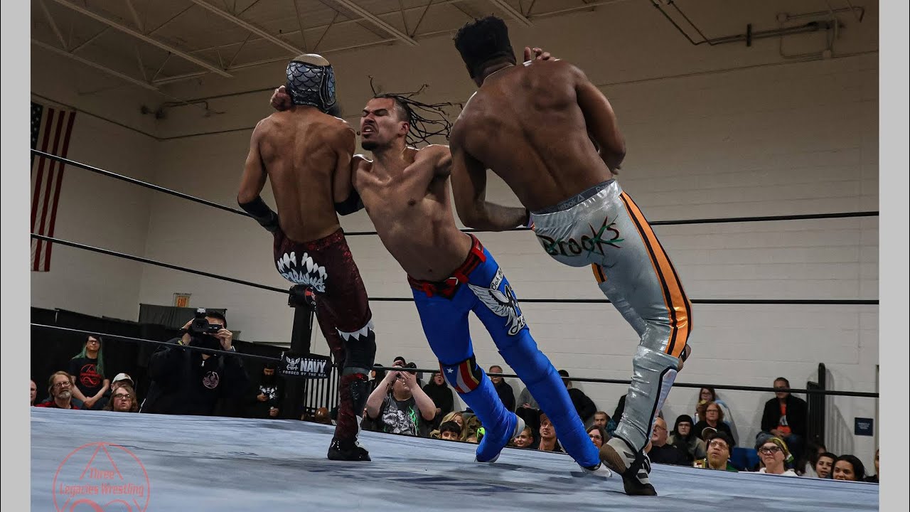 A.J. Morales VS Nyiem Brooks VS Prince Piranha @threelegacieswrestling’s“The Light Within”(01/31/26)