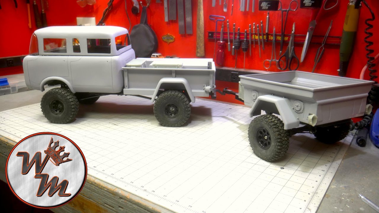 Jeep M677 FC and Military Trailer