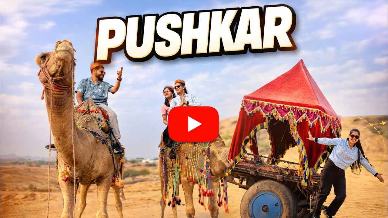 Ek Din Mein Pura Pushkar Explore😍camel ride+zip safari 🐪