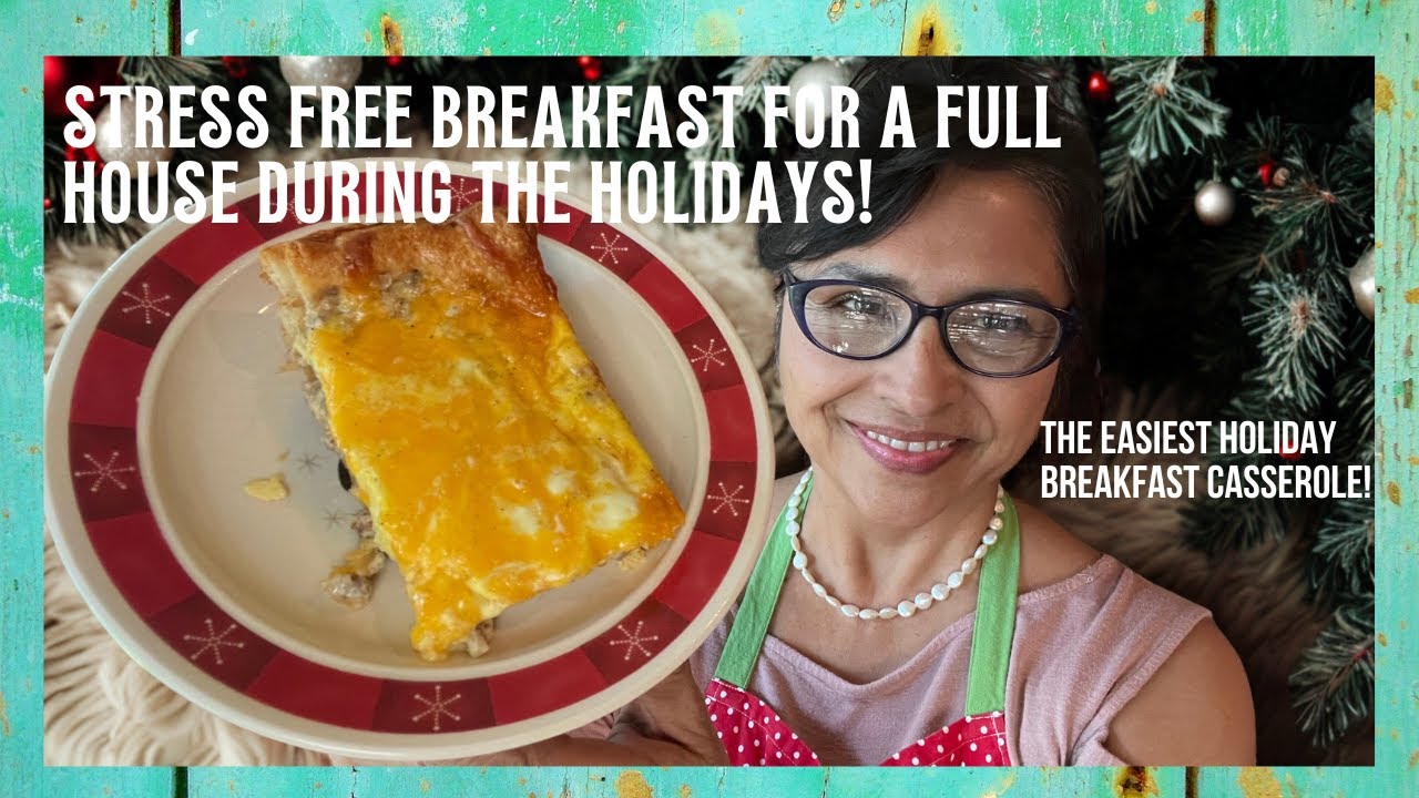 Sausage & Cream Cheese Breakfast Holiday Casserole! PLUS 3 Kitchen Tool Must Haves!