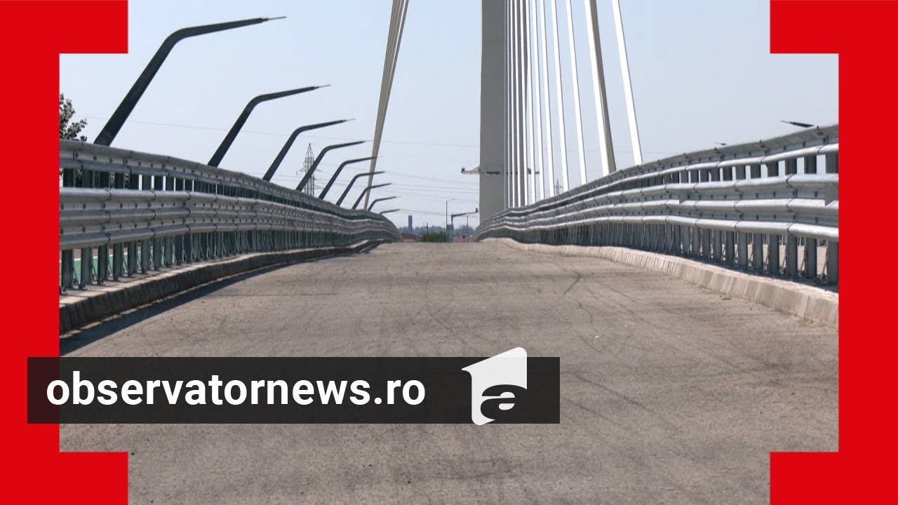 Eșec de infrastructură în Arad. Un pod de 30 de milioane euro riscă să cedeze sub propria greutate