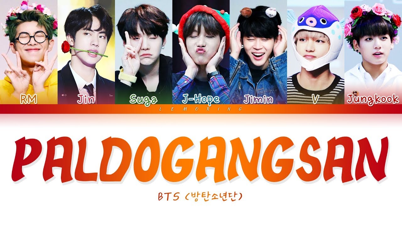 BTS - Paldogangsan (방탄소년단 - 팔도강산) [Color Coded Lyrics/Han/Rom/Eng/가사]