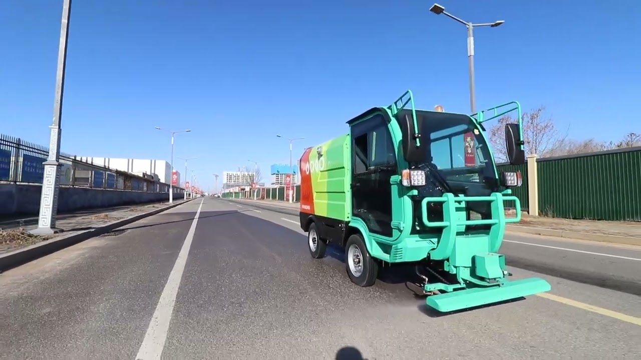 BY-C12 Electric Street Washer | Compact Municipal Road Cleaning Vehicle