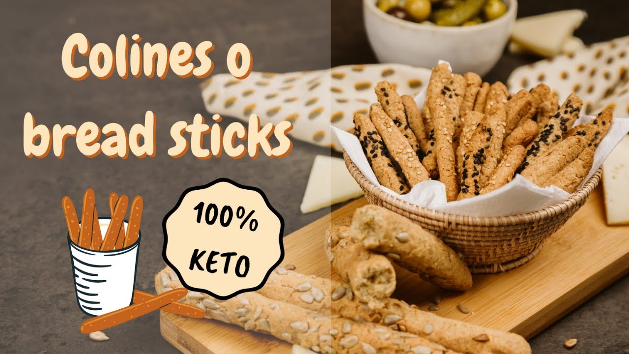 Keto picos, palitos colines o breadsticks