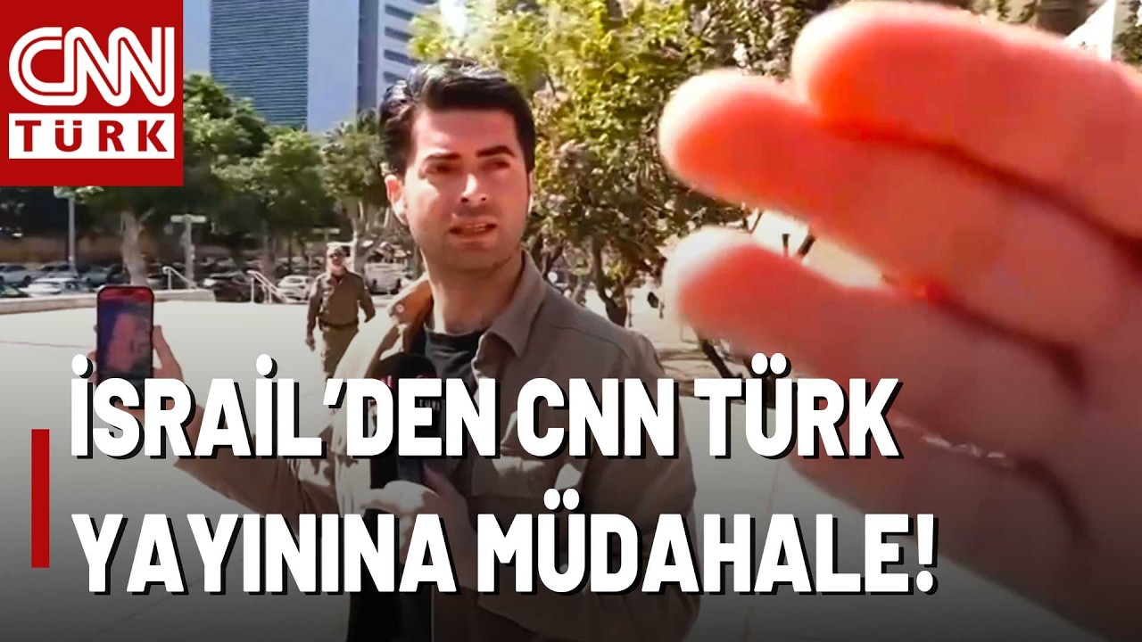 SON DAKİKA🚨 İsrail CNN TÜRK Yayınına Müdahale Etti! Canlı Yayın Sırasında Kamera Böyle Kapatıldı...