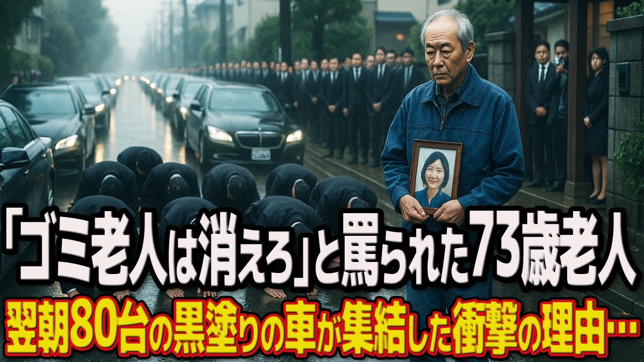 「ゴミ老人は消えろ」と罵られた老人…翌朝80台の黒塗りの車で大企業トップが集結し、銀行が土下座した理由…