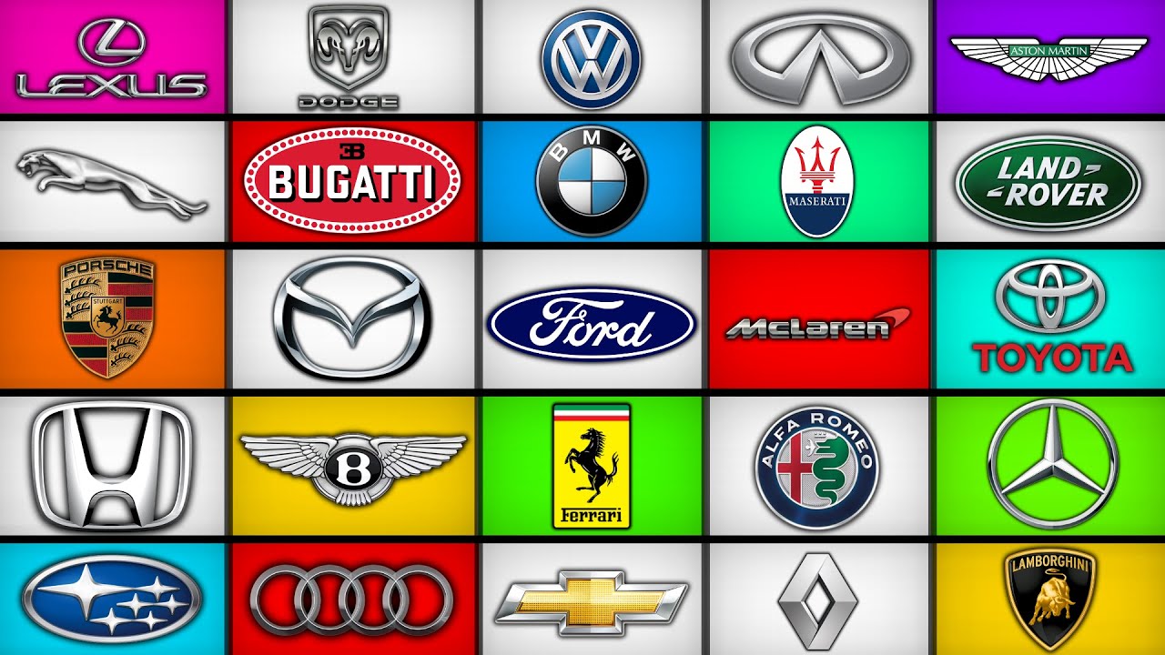 What are the MOST FAMOUS car brands and models today?