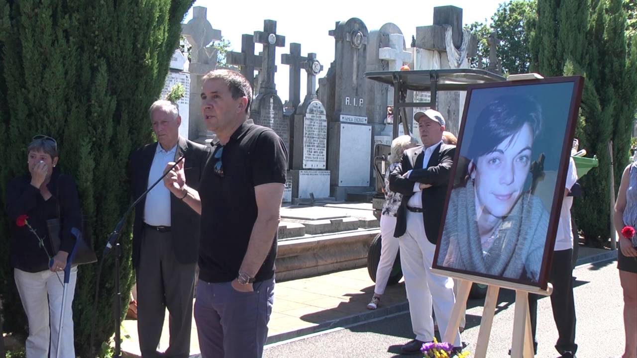 Arnaldo Otegi en el acto en recuerdo de Doris Benegas