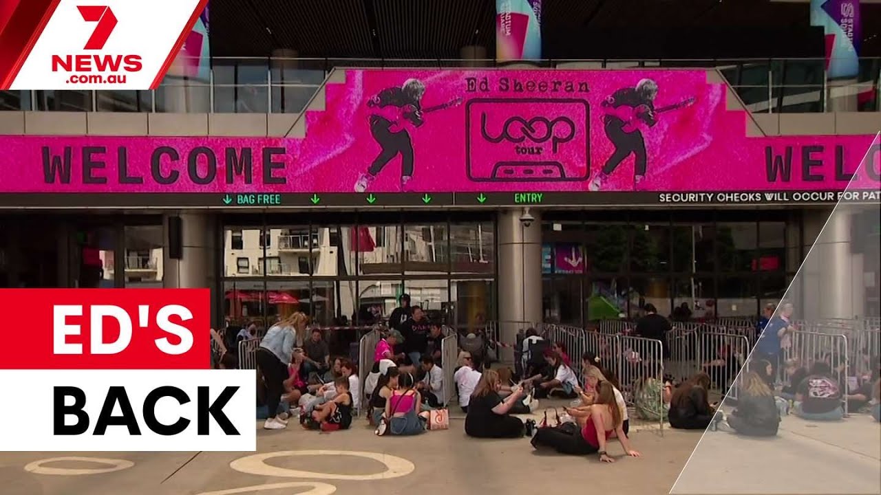 Ed Sheeran kicks off Melbourne stadium shows | 7NEWS